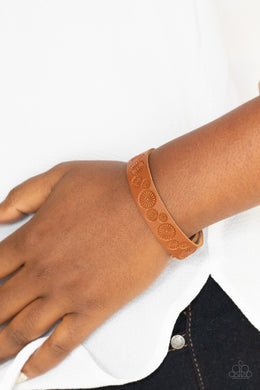 Follow The Wildflowers - Brown Bracelet Paparazzi Accessories