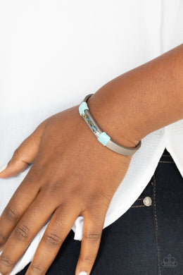 Worth The Hype - Blue Bracelet Paparazzi Accessories
