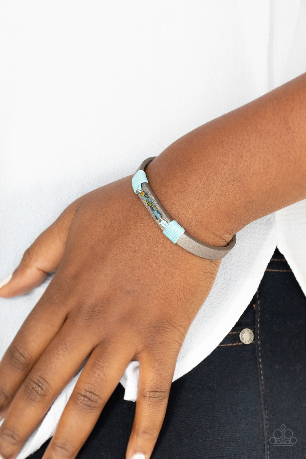 Worth The Hype - Blue Bracelet Paparazzi Accessories