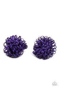 Alligator Clip,purple,Pretty In Posy Purple Hair Accessory