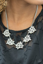 Load image into Gallery viewer, Heiress Of Them All White Pearl Rhinestone Necklace Paparazzi Accessories