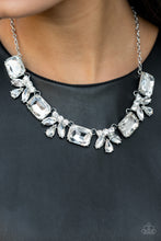 Load image into Gallery viewer, Long Live Sparkle White Rhinestone Necklace Paparazzi Accessories
