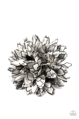 Vanguard Gardens - Black Hair Accessory Paparazzi Accessories
