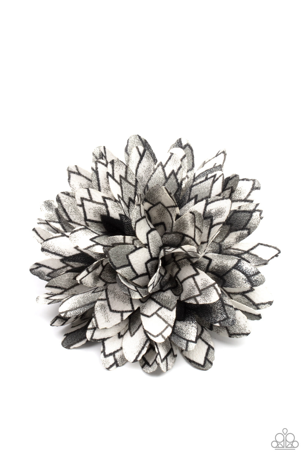Vanguard Gardens - Black Hair Accessory Paparazzi Accessories