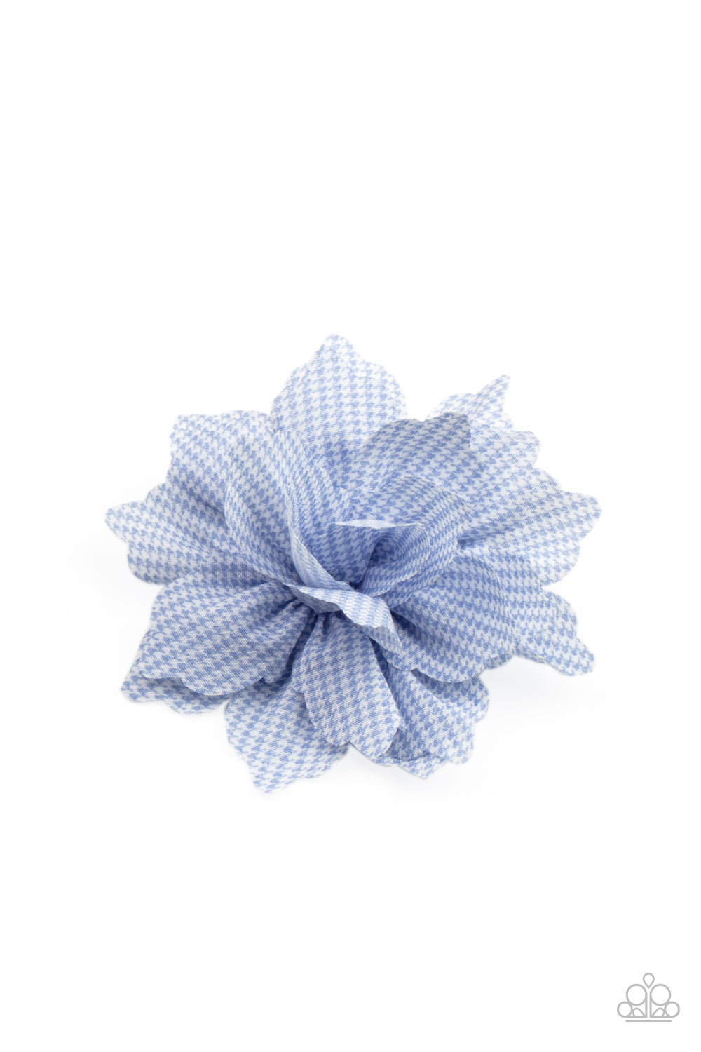 Plaid Prairies - Blue Hair Accessory Paparazzi Accessories