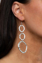 Load image into Gallery viewer, So OVAL It! - Silver Earrings Paparazzi Accessories