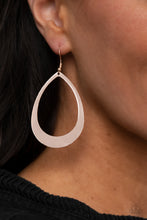 Load image into Gallery viewer, Fierce Fundamentals - Rose Gold Earrings Paparazzi Accessories