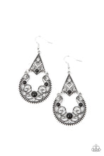Load image into Gallery viewer, Bohemian Ball - Black Earrings Paparazzi Accessories