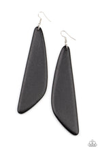 Load image into Gallery viewer, Scuba Dream - Black Wood Earrings Paparazzi Accessories