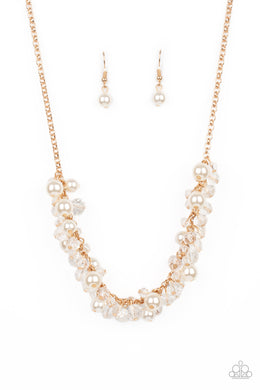 Pardon My FRINGE - Gold Necklace Paparazzi Accessories