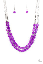 Load image into Gallery viewer, Staycation Status - Purple Necklace Paparazzi Accessories
