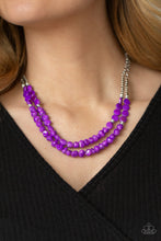 Load image into Gallery viewer, Staycation Status - Purple Necklace Paparazzi Accessories