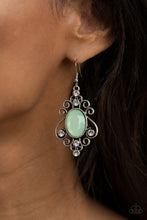 Load image into Gallery viewer, Tour de Fairytale - Green Earrings Paparazzi Accessories