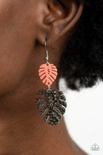 Load image into Gallery viewer, Palm Tree Cabana - Orange Earrings Paparazzi Accessories