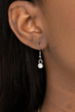 Load image into Gallery viewer, Timeless Trimmings - Black Gunmetal Rhinestone Necklace Paparazzi Accessories