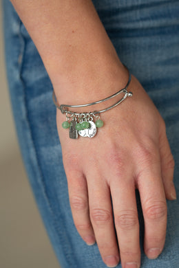 GROWING Strong - Green Paparazzi Accessories