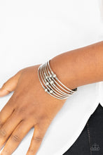 Load image into Gallery viewer, Industrial Intricacies - Silver Cuff Bracelet Paparazzi Accessories
