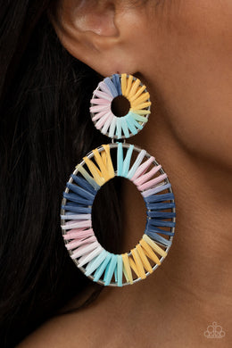 Foxy Flamenco - Multi Earrings Paparazzi Accessories