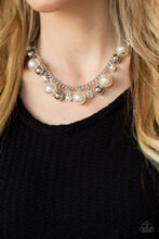 Load image into Gallery viewer, Galactic Gala - White Necklace Paparazzi Accessories
