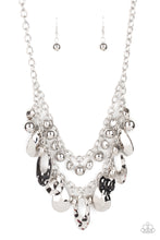 Load image into Gallery viewer, Extra Exhilarating - Silver Necklace Paparazzi Accessories