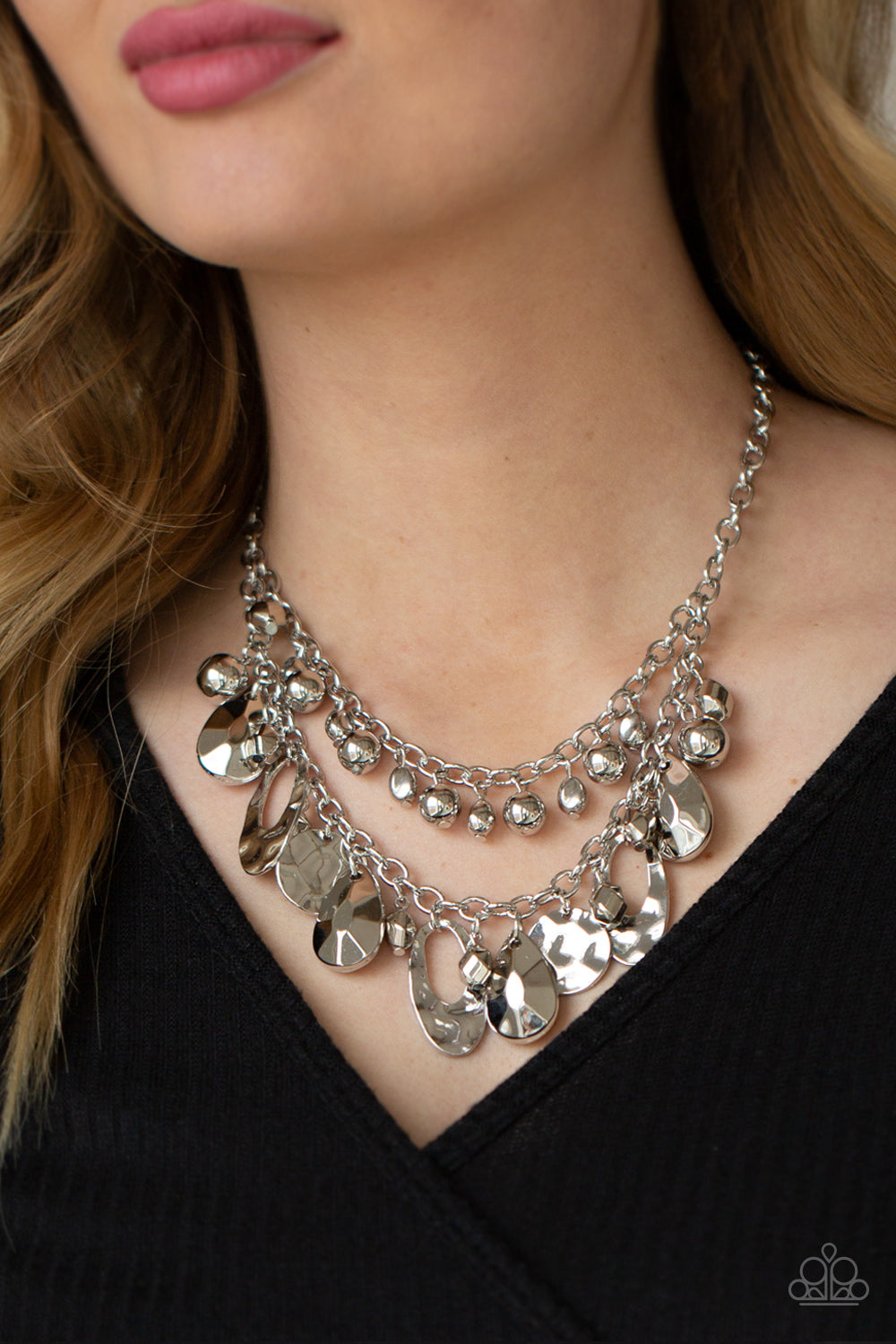 Extra Exhilarating - Silver Necklace Paparazzi Accessories