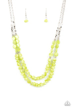 Load image into Gallery viewer, Staycation Status - Green Necklace Paparazzi Accessories