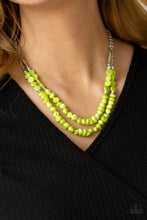 Load image into Gallery viewer, Staycation Status - Green Necklace Paparazzi Accessories
