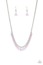 Load image into Gallery viewer, DEW a Double Take - Purple Cat&#39;s Eye Necklace Paparazzi Accessories