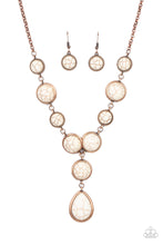 Load image into Gallery viewer, Terrestrial Trailblazer - Copper Stone Necklace Paparazzi Accessories