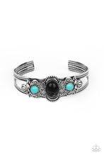 Load image into Gallery viewer, Artisan Ancestry - Black Stone Cuff Bracelet Paparazzi Accessories