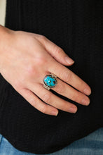 Load image into Gallery viewer, Terrifically Terrazzo - Blue Ring Paparazzi Accessories