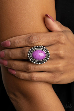 Sedona Soul - Purple Stone Ring Paparazzi Accessories