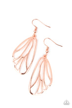 Load image into Gallery viewer, Turn Into A Butterfly - Copper Earrings Paparazzi Accessories