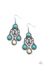Load image into Gallery viewer, Canyon Chandelier - Multi Stone Earring Paparazzi Accessories