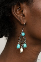 Load image into Gallery viewer, Canyon Chandelier - Multi Stone Earring Paparazzi Accessories