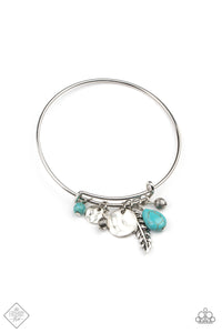 Bangles,crackle stone,Feather,turquoise,Root and RANCH Blue Stone Feather Bangle Bracelet