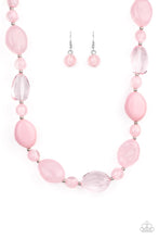 Load image into Gallery viewer, Staycation Stunner - Pink Necklace Paparazzi Accessories