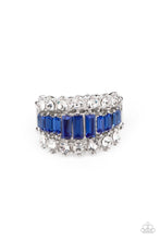 Load image into Gallery viewer, CACHE Value - Blue Rhinestone Ring Paparazzi Accessories