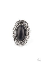 Load image into Gallery viewer, Bring Down The RANCH House - Black Stone Ring Paparazzi Accessories