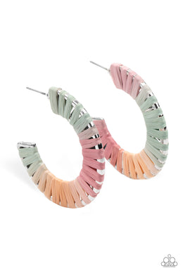 A Chance of RAINBOWS - Multi Hoop Earrings Paparazzi Accessories