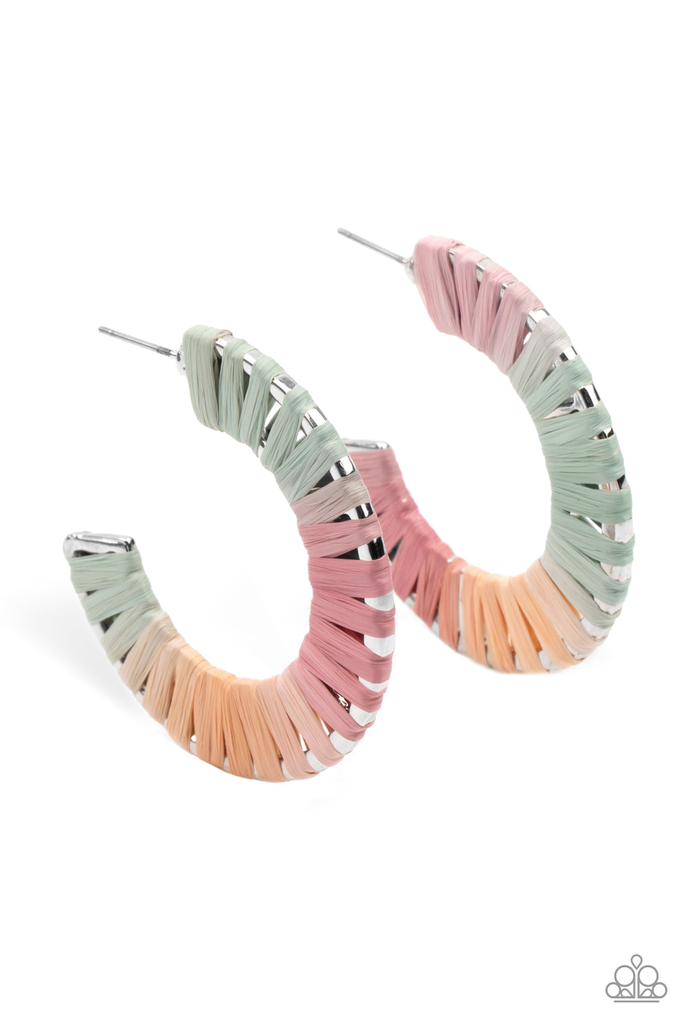 A Chance of RAINBOWS - Multi Hoop Earrings Paparazzi Accessories