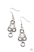Load image into Gallery viewer, Luminously Linked - Silver Earrings Paparazzi Accessories