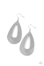 Load image into Gallery viewer, Hand It OVAL! - Silver Earrings Paparazzi Accessories