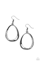 Load image into Gallery viewer, Fiercely Flauntable - Black Earrings Paparazzi Accessories