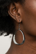 Load image into Gallery viewer, Fiercely Flauntable - Black Earrings Paparazzi Accessories