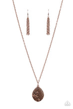 Load image into Gallery viewer, Wearable Wildflowers - Copper Necklace Paparazzi Accessories