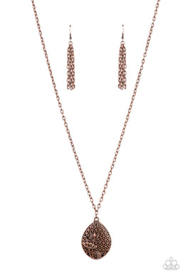 Wearable Wildflowers - Copper Necklace Paparazzi Accessories