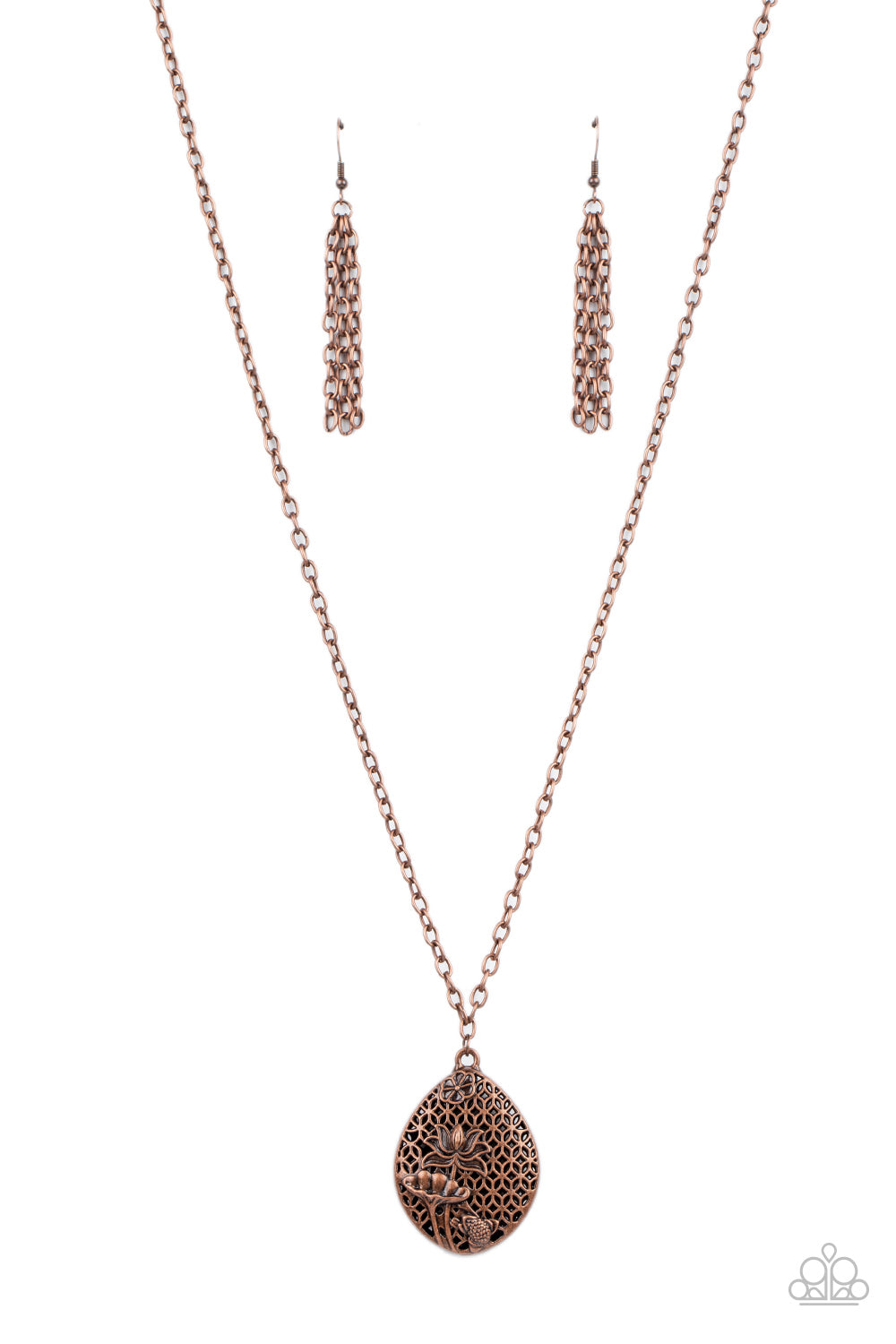 Wearable Wildflowers - Copper Necklace Paparazzi Accessories