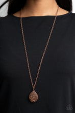 Load image into Gallery viewer, Wearable Wildflowers - Copper Necklace Paparazzi Accessories