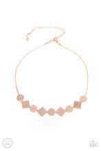 Load image into Gallery viewer, Dont Get Bent Out Of Shape - Copper Choker Necklace Paparazzi Accessories